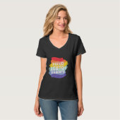 Geweldige BE Lgbetq Proud Parents Rainbow Pride C T-shirt (Voorkant volledig)