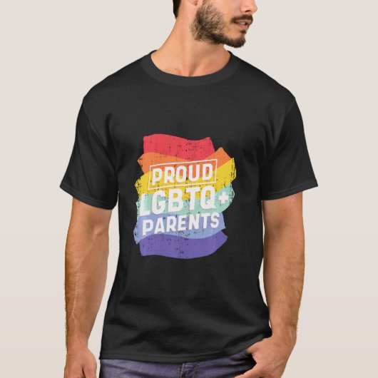 Geweldige BE Lgbetq Proud Parents Rainbow Pride C T-shirt (Voorkant)