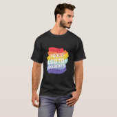 Geweldige BE Lgbetq Proud Parents Rainbow Pride C T-shirt (Voorkant volledig)