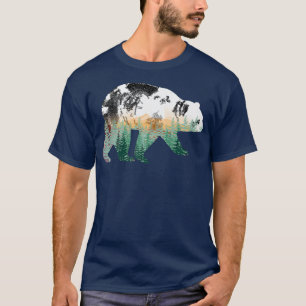 Geweldige Beer Design Natuur Love Premium T-shirt