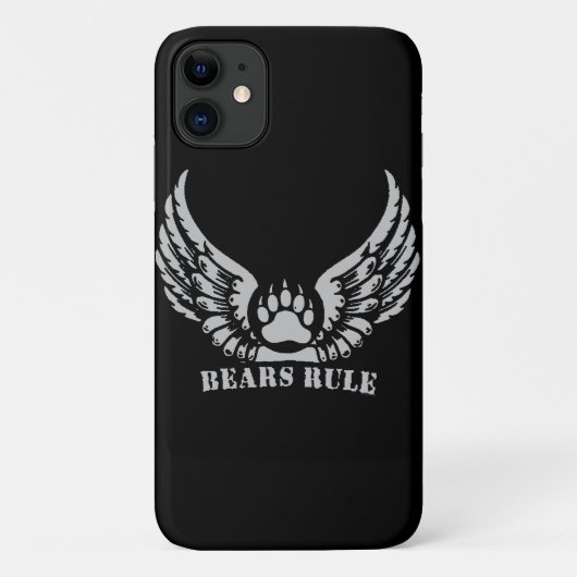 Geweldige Beer Pride Beren Regel Angel Wings Beer Case-Mate iPhone Case (Achterkant)