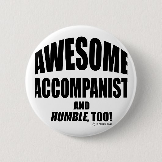 Geweldige begeleider ronde button 5,7 cm (Voorkant)