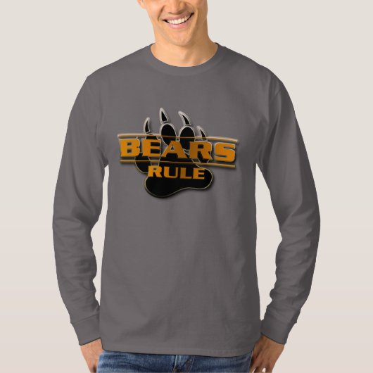 Geweldige beren regel design t-shirt (Voorkant)