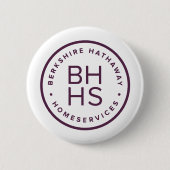 Geweldige Berkshire Hathaway Buttonnen Ronde Button 5,7 Cm (Voorkant)