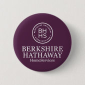 Geweldige Berkshire Hathaway Buttonnen Ronde Button 5,7 Cm (Voorkant)