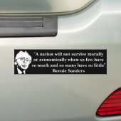 Geweldige Bernie Sanders Bumpersticker (Op auto)