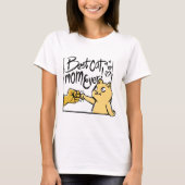 Geweldige Beste Kat Moeder Ooit Grappige Kat Retro T-shirt (Voorkant)