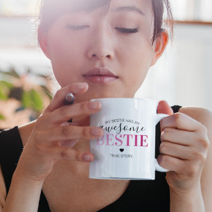 Geweldige Beste Vriendin Roze Beste Vriendinnen Koffiemok