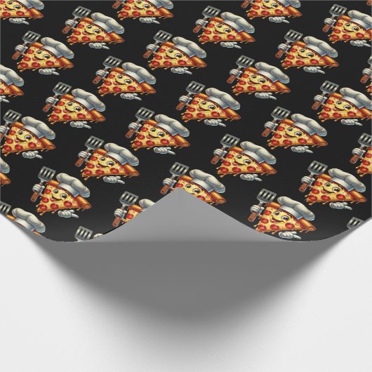 Geweldige betegelde pizzabakkerij cadeaupapier (Hoek)