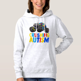 Geweldige bewustmakingsmonster Truck Crushing Aust Hoodie