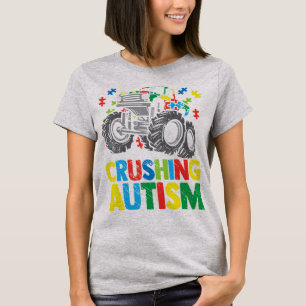 Geweldige bewustmakingsmonster Truck Crushing Aust T-shirt