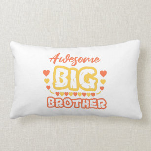 Geweldige Big Brother. Kleurtekst Kussen