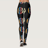 Geweldige Billiards Ball Atom Science Leggings (Achterkant)
