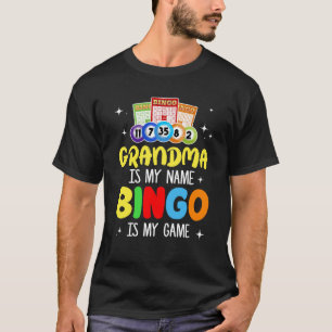 Geweldige bingo kunst voor oma vrouwen gokken bing t-shirt