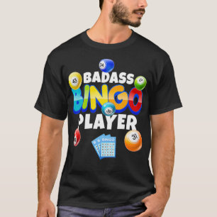 Geweldige Bingo Speler Funny Bingo Game Balls Lief T-shirt