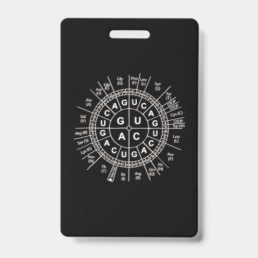 geweldige biologie genetische code zon wetenschap badge (Voorzijde)