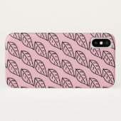 Geweldige blad schets roze telefoonhoes / case (Achterkant (horizontaal))