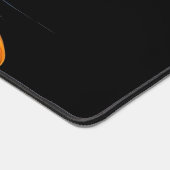 Geweldige Blauw Konijn op Vuur Bureaumat (Hoek)