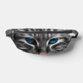 Geweldige Blauw Oog Kattengezicht Heuptasje (Liggend)