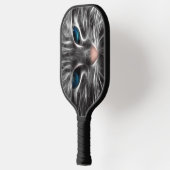 Geweldige Blauw Oog Kattengezicht Pickleball Paddle (Links)
