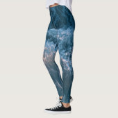 Geweldige blauwe golven leggings (Links)