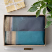 Geweldige blauwe harsen vliegen Blauwgroen Tissuepapier (Geschenk)