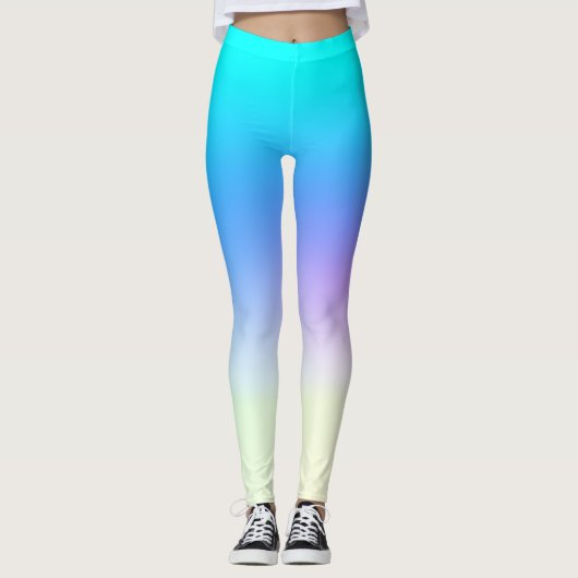 Geweldige blauwe Leggings #2 (Voorkant)