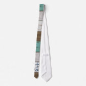 Geweldige blauwe verankering witte slang stropdas (Achterkant)