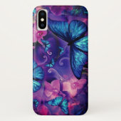 Geweldige blauwe vlinders  Case-Mate iPhone case (Achterkant)