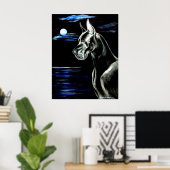 Geweldige blik - Donkere motorafdrukken Poster (Thuiskantoor)