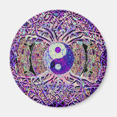 Geweldige blik Yin Yang Tree Magneet (Voorkant)