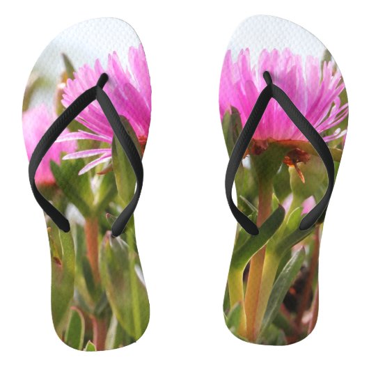 Geweldige bloemen Teenslippers (Voetbed)