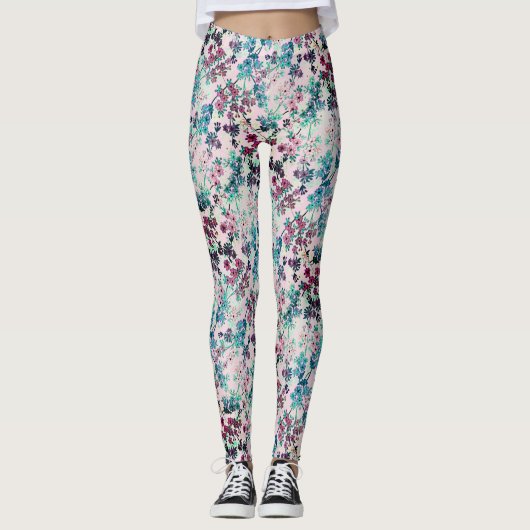 Geweldige bloesems leggings (Voorkant)