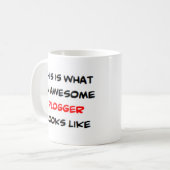 geweldige blogger koffiemok (Voorkant links)