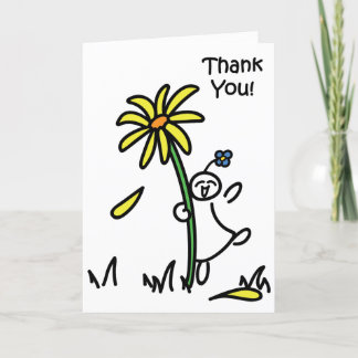 Geweldige Bloomin dankt u Bedankkaart