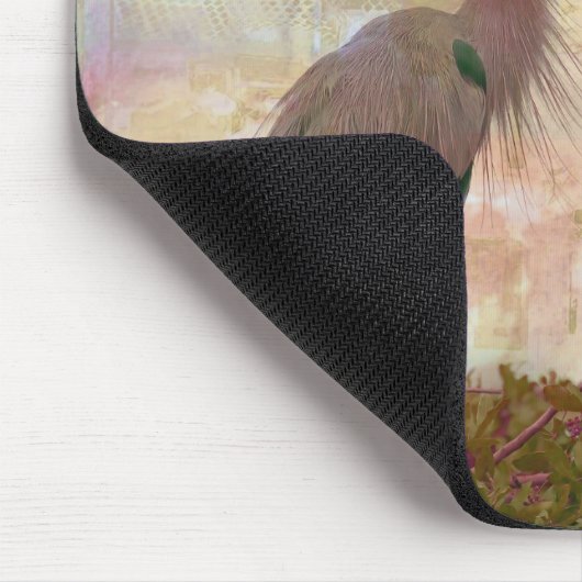 Geweldige Blue Heron Pair Digital Art Muismat (Hoek)