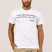 Geweldige Bob Quotes. T-shirt (Voorkant)