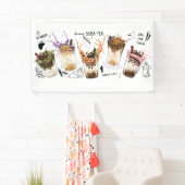 Geweldige Boba thee Spandoek (Insitu)