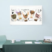 Geweldige Boba thee Spandoek (Beurs)