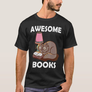 Geweldige Boeken Leraar Lezen  Literatuur Kat Katt T-shirt