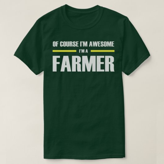 Geweldige boer t-shirt (Design voorkant)
