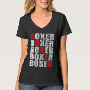 Geweldige bokser vechters voor training en trainin t-shirt