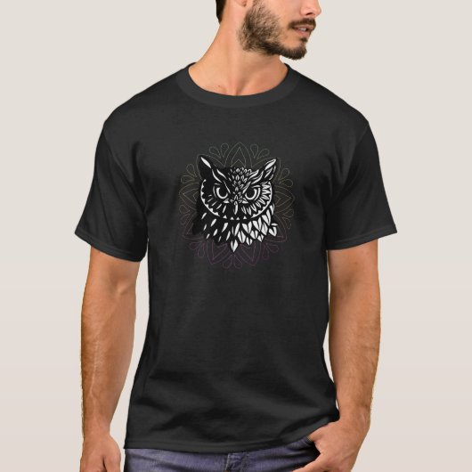Geweldige boomkop met sierbloem t-shirt (Voorkant)
