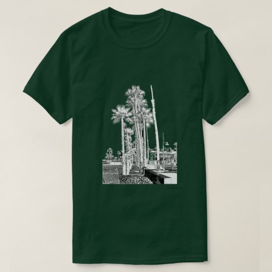 Geweldige bordpalmen t-shirt (Design voorkant)