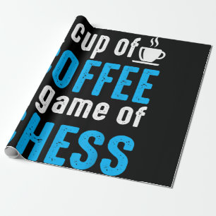 Geweldige bordspel - Kopje koffie spel van schaken Cadeaupapier