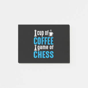 Geweldige bordspel - Kopje koffie spel van schaken Post-it® Notes