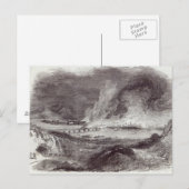 Geweldige brand in Pittsburgh Briefkaart (Voorkant / Achterkant)