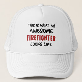 Geweldige brandweerman Grappige brandweerman Trucker Pet
