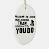 Geweldige braziliaans jitsu - ontwerp keramisch ornament (Rechts)
