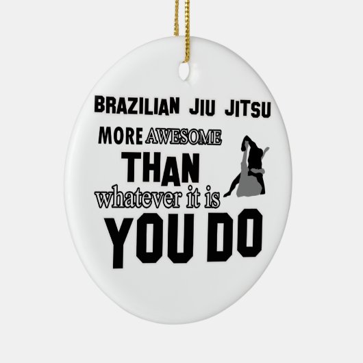 Geweldige braziliaans jitsu - ontwerp keramisch ornament (Rechts)